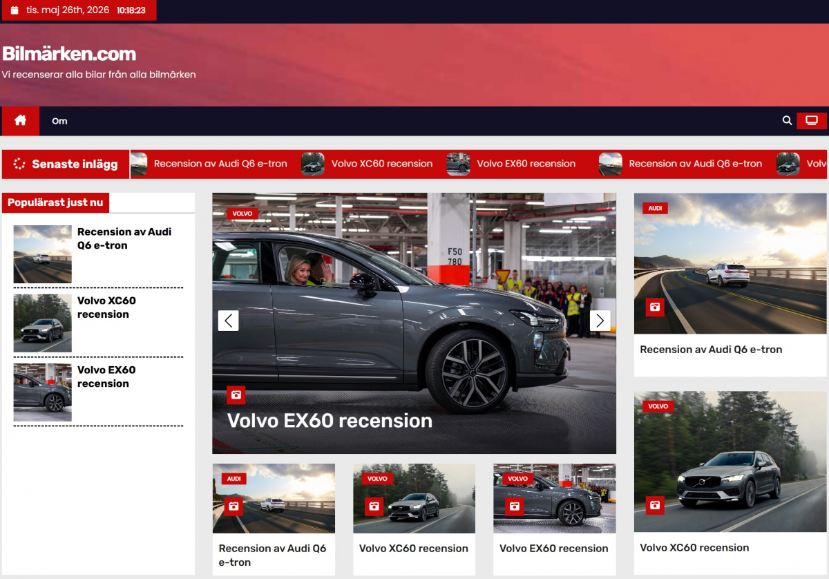 Bilmärken.com ny design